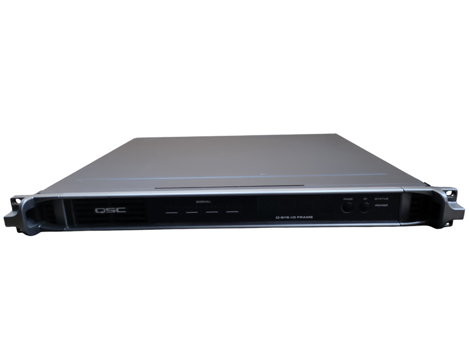 QSC Versatile Q-SYS I/O Frame Network Interface READ !