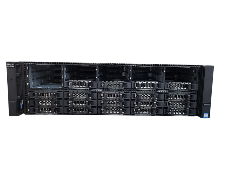 Dell EMC Storage SCv3020 Controller 30x 2.5" SAS Bays w/ 2x Controllers $