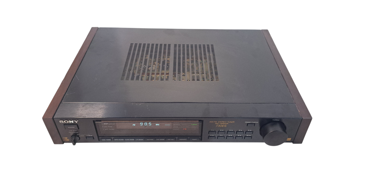 Vintage Sony ST S730 ES FM AM Stereo Tuner Made in Japan