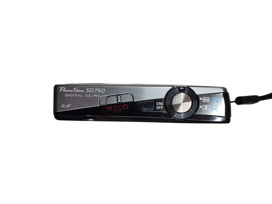 Canon PowerShot SD750 Digital ELPH 7.1MP Digital Camera w/ Battery/Charger