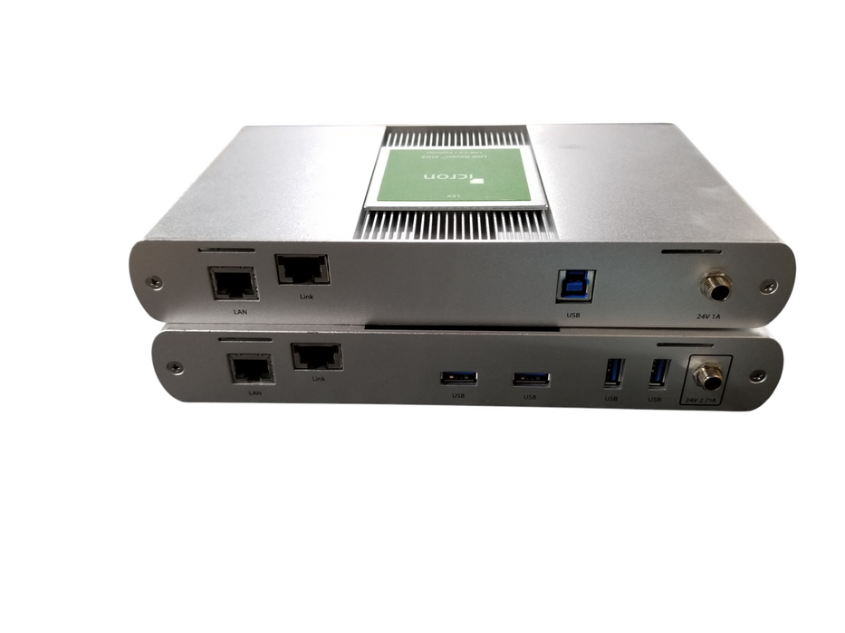 Icron USB 3-2-1 Raven 4-Port USB 3.2 100m CAT 6a/7 Extender System 3104