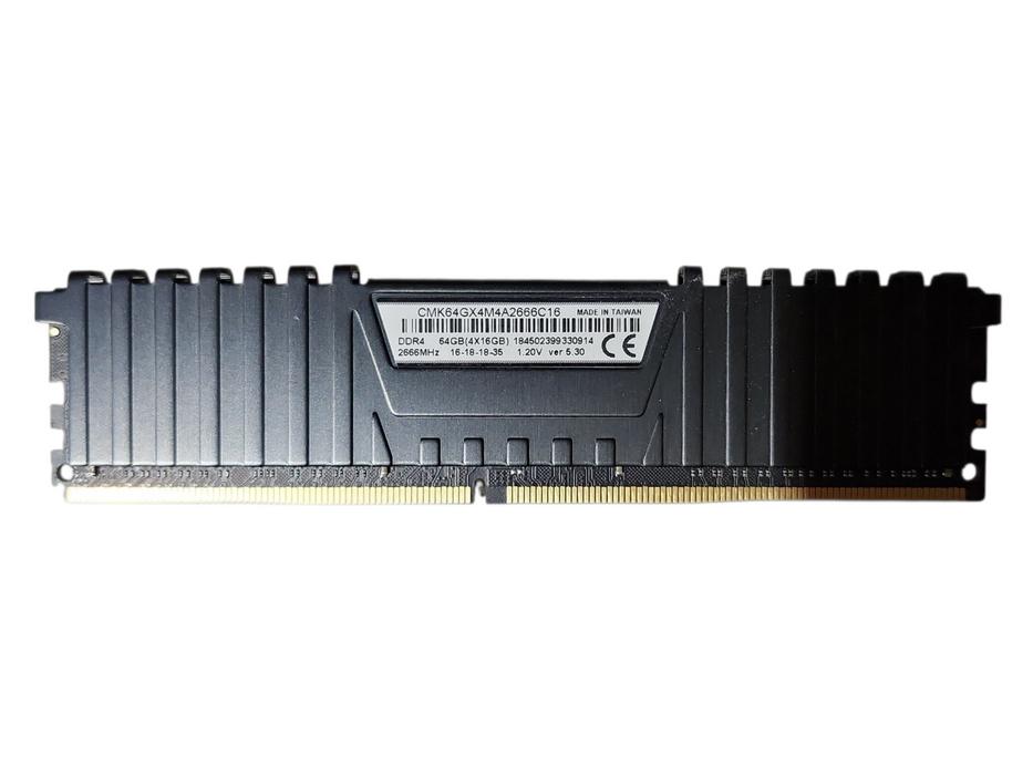 Corsair Vengeance LPX 64GB (4x16GB) DDR4 2666 CMK64GX4M4A2666C16