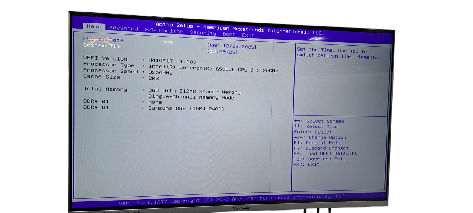 Exacq IP04‑O4T‑Q Network Video Recorder|Celeron G5900E CPU| 8GB DDR4|No HDD
