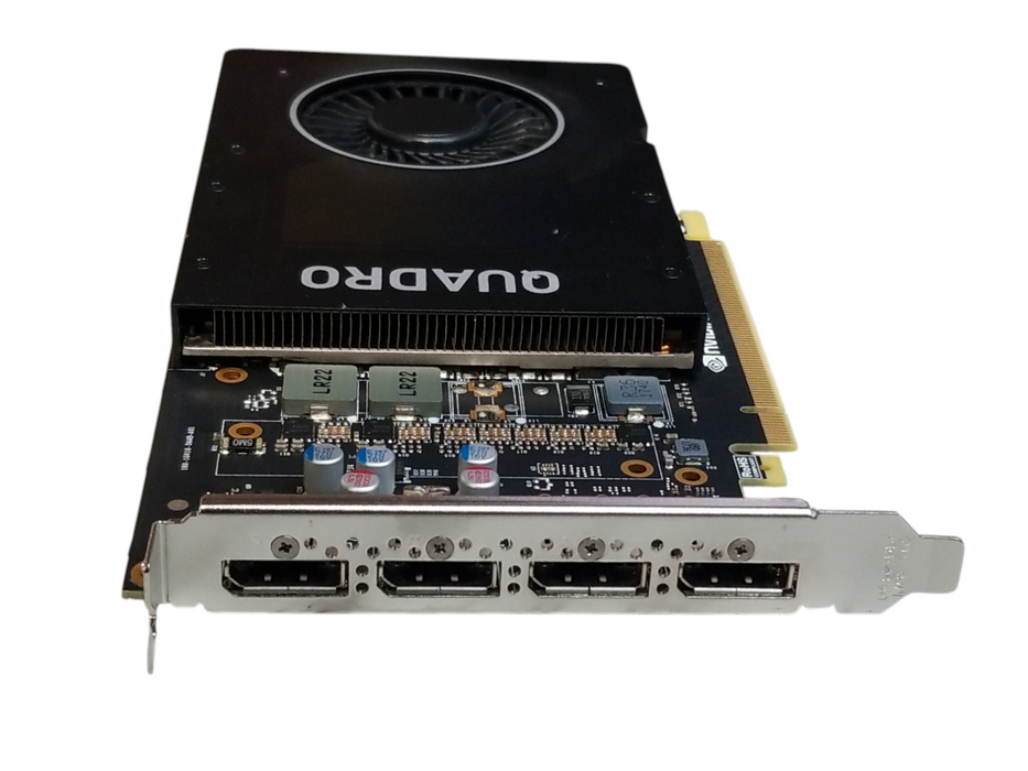 NVIDIA Quadro P2000 5GB GDDR5 - Graphics Card 4x DisplayPort Q