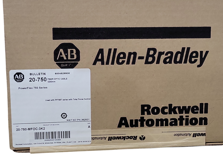 New Allen Bradley Bulletin 20-750 fiber optic cable 3200mm 20-750-MFOC-3K2 Q_