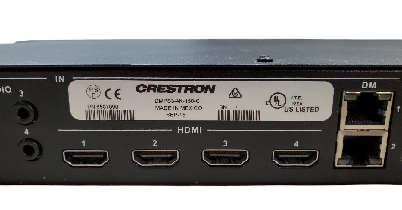 Crestron DMPS3-4K-150-C 4K Digital Media Presentation System | *READ*