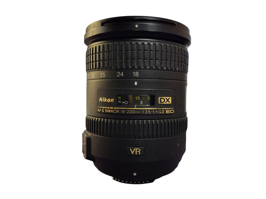 Nikon DX AF-S NIKKOR 18-200mm F3.5-5.6 G II ED VR Lens $