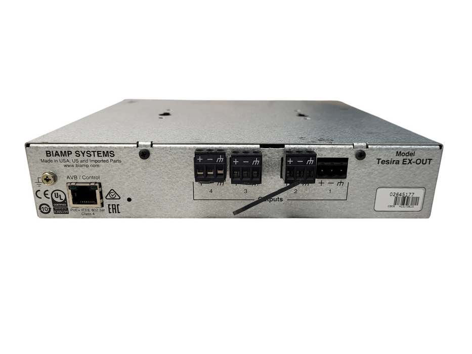 Biamp Tesira EX-OUT Half-Rack Expander Box READ $