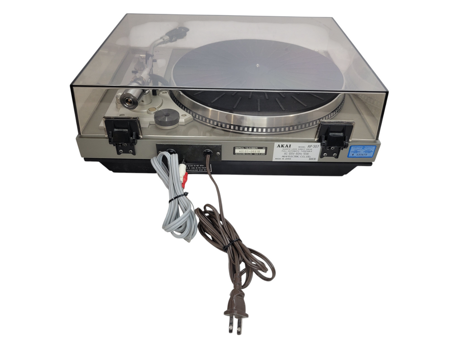AKAI FULL AUTOMATIC AP-307 QUARTLOCK DD Turntable  %