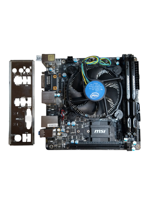 MSI H110I PRO Motherboard w/ Intel i7-7700K CPU 4.80GHz 8GB RAM - No HDD