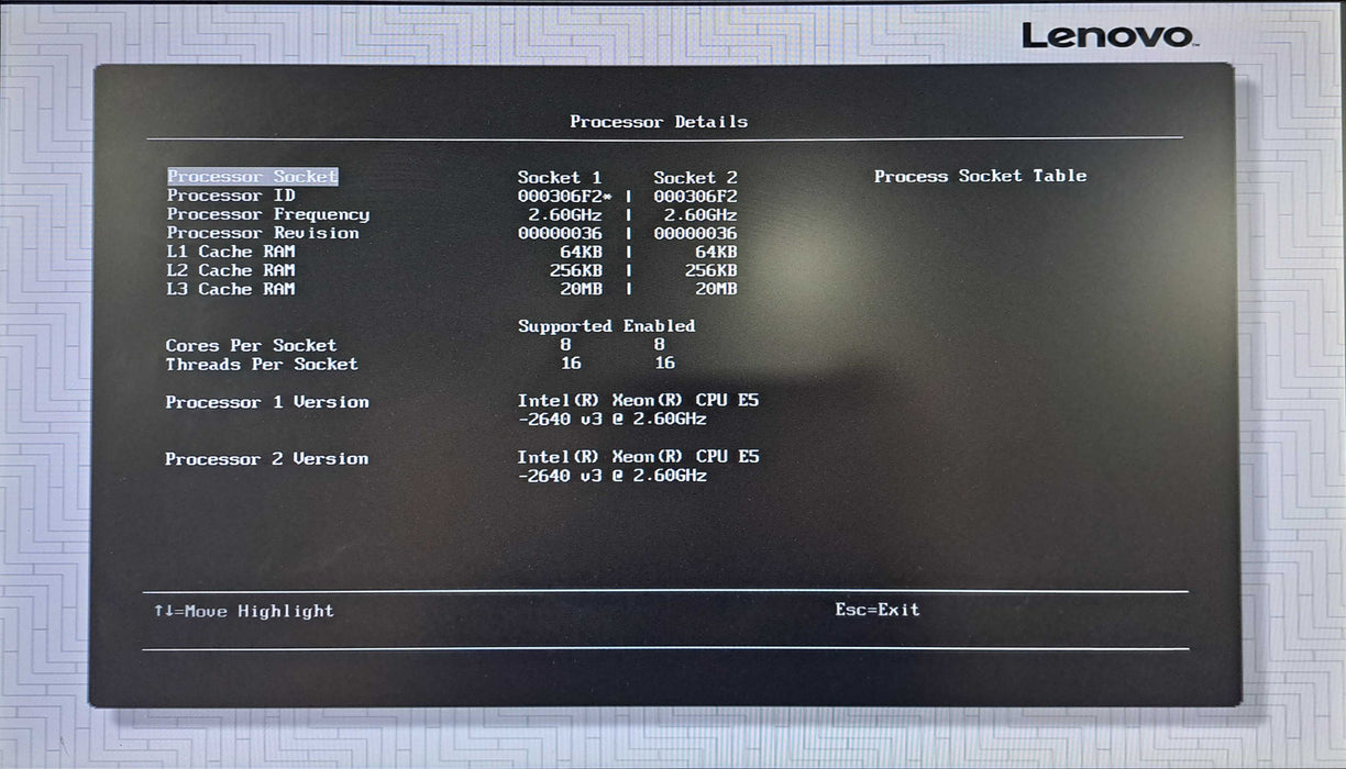 Lenovo x3550 M5 1U 8x 2.5" | 2x Xeon E5-2640 v3 @2.6GHz 8C, 64GB DDR4, M5210