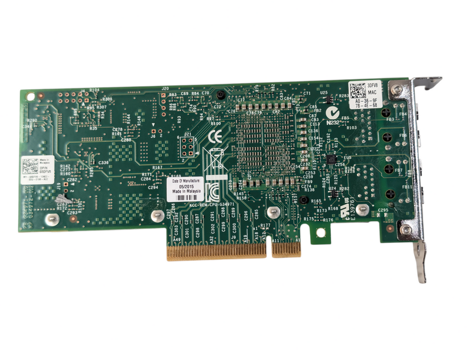 Intel X540-T2 10G PCI-E Dual RJ45 Ports Ethernet Network Adapter DELL Low  -
