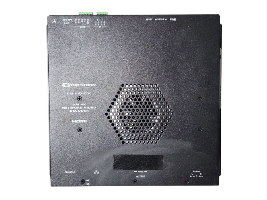 Crestron DM-NVX-D30 Network 4K HDR AV Video Decoder