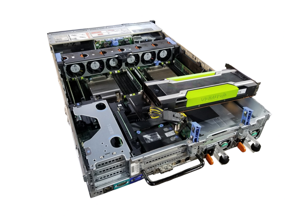 DELL PowerEdge R730 2x Xeon E5-2695v3 2.30GHz 80GB DDR4 Tesla-M60 GPU, H730