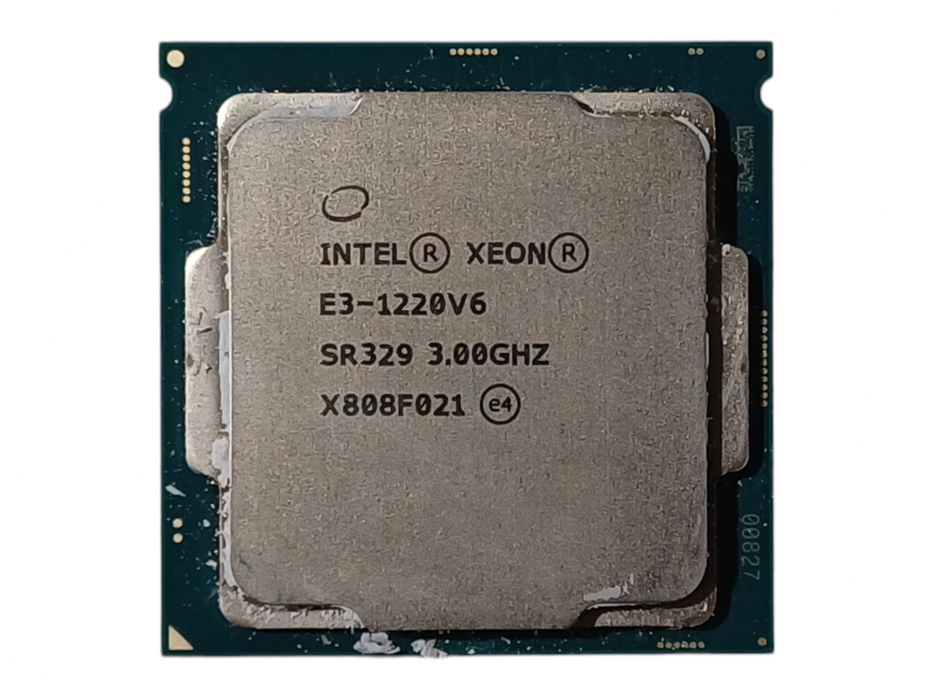 Intel Xeon E3-1220 V6 CPU 4-Core 4-T SR329 8MB 72W 3.0GHz LGA1151 processor