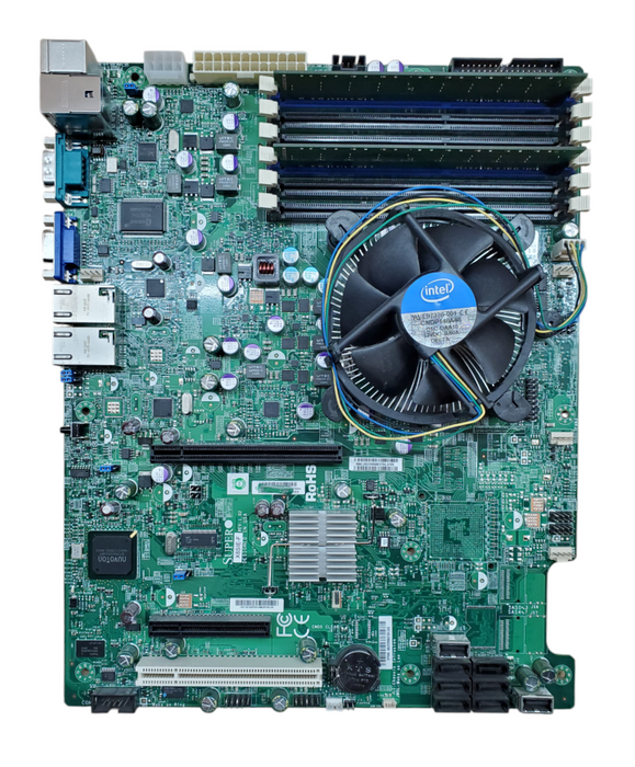 Supermicro X8SIE-F Motherboard Xeon X3440 4GB RAM + I/O Shield