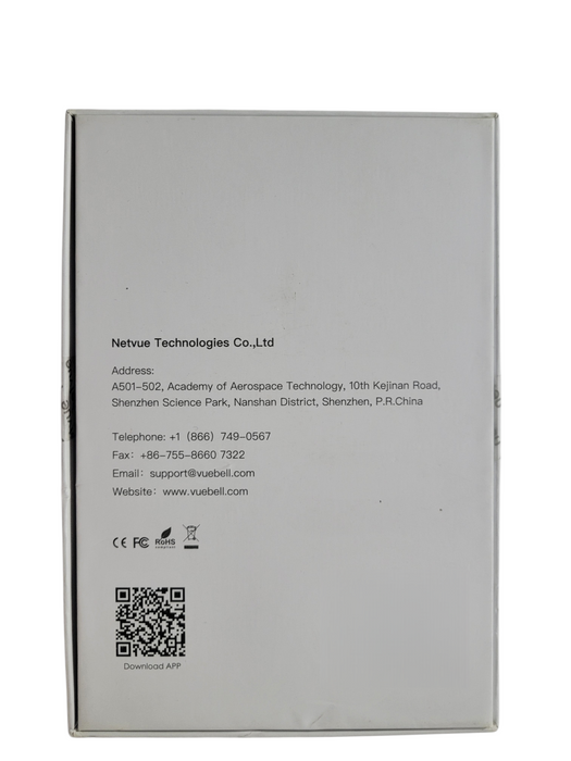 VueBell WiFi Video Doorbell, Two-Way Audio, Motion Detection