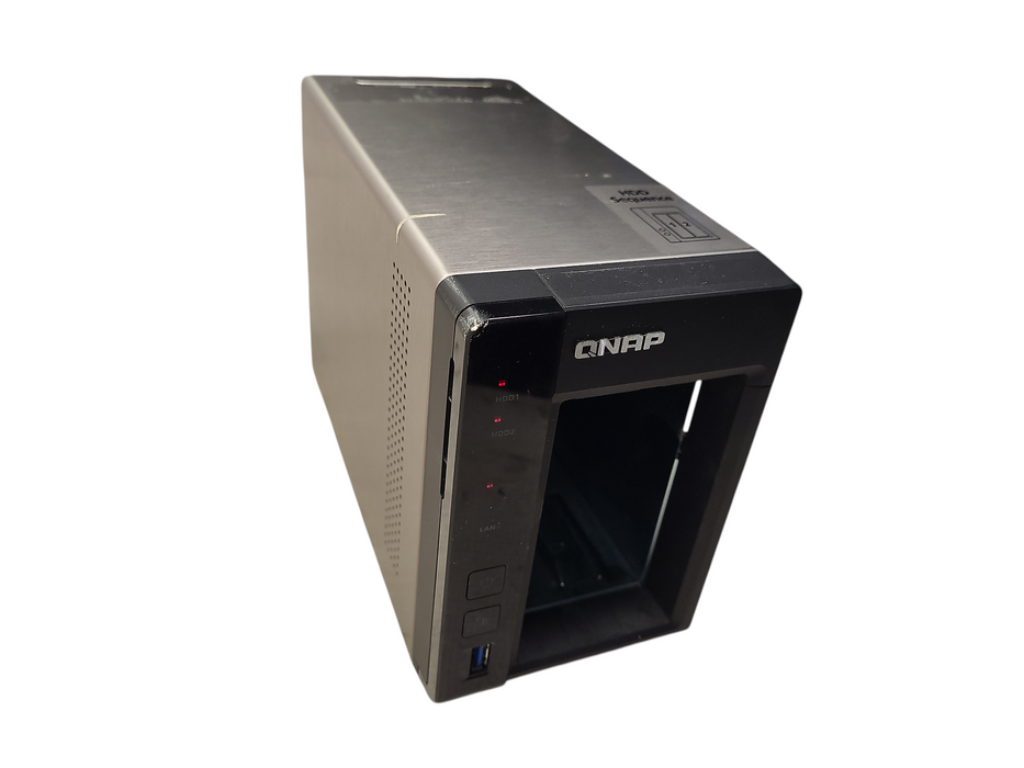 QNAP TS-253 Pro | 2-Bay Network Attached Storage | No HDDs No Caddies READ $