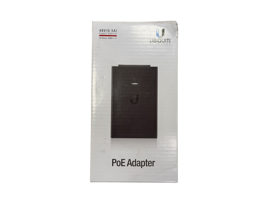 Ubiquiti Networks 48V (0.5A) Gigabit Ethernet PoE Adapter 48V-US Q$