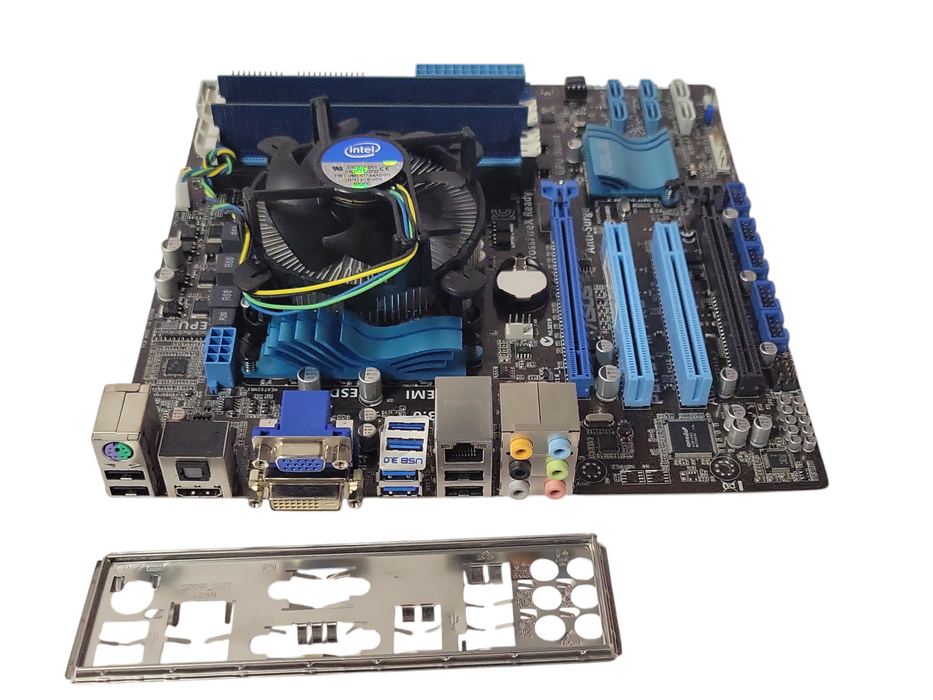 ASUS P8H67-M PRO Motherboard w/ Core i3-2100, 4GB RAM, I/O Shield _