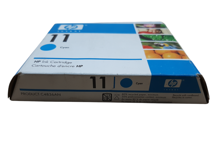 New Genuine HP 11 Cyan Ink Cartridge C4836AN