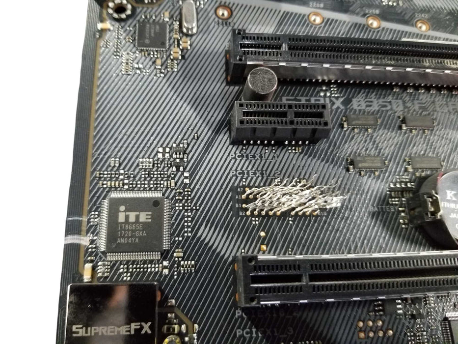 ASUS ROG Strix B350-F Gaming AM4 ATX Motherboard - For Parts / Powers ON