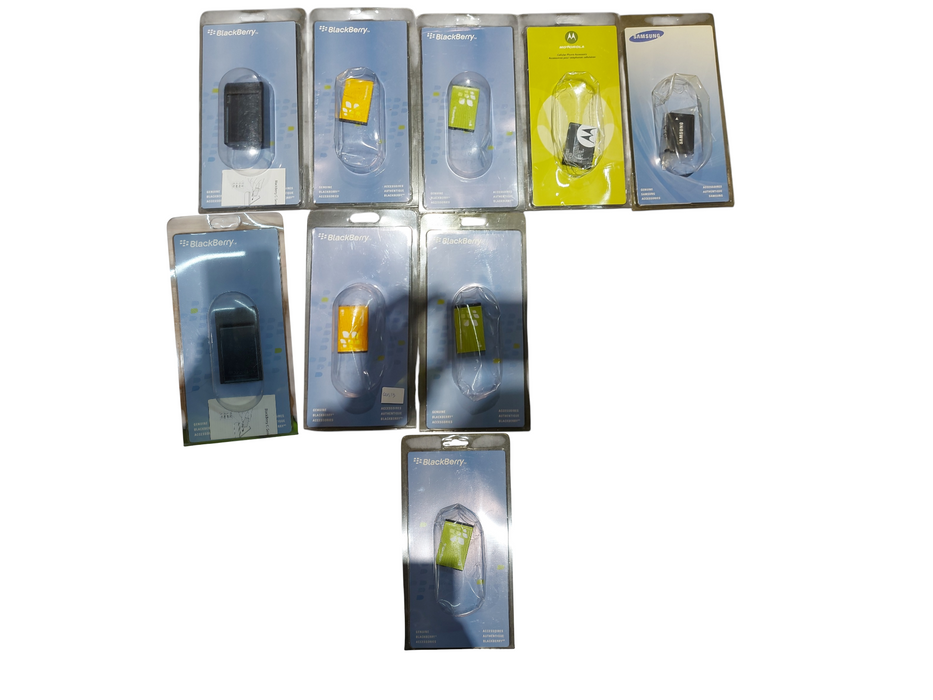 Lot 9x Batteries With  Battery Charger