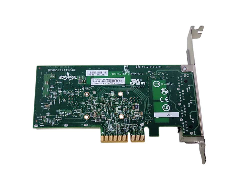 Broadcom BCM95719A1904G 4-Port NIC PCIe Card, FH Bracket Q_