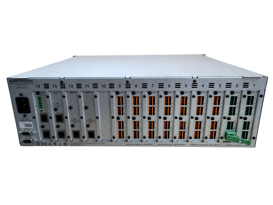 BIAMP TESIRA SERVER-IO Digital Audio Server !