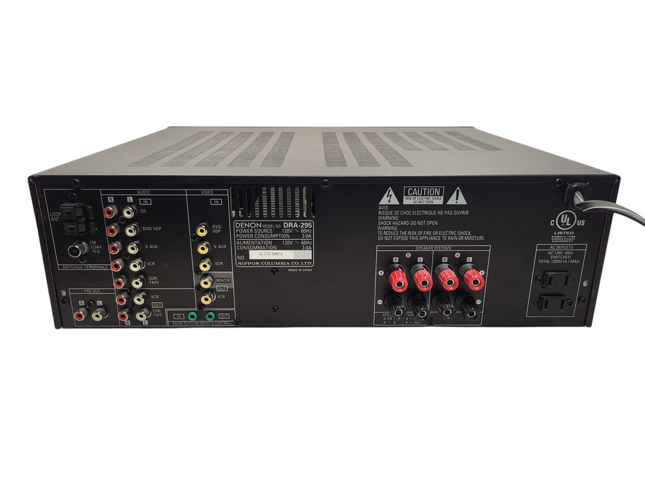 Denon DRA-295 2-Channel Precision Audio Component Stereo Receiver Amplifier $