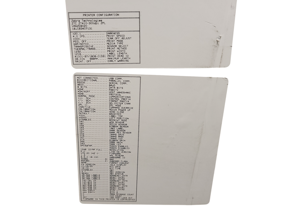 Zebra ZT410 Industrial Thermal Transfer Barcode Label Printer | ZT41043-T4100 $