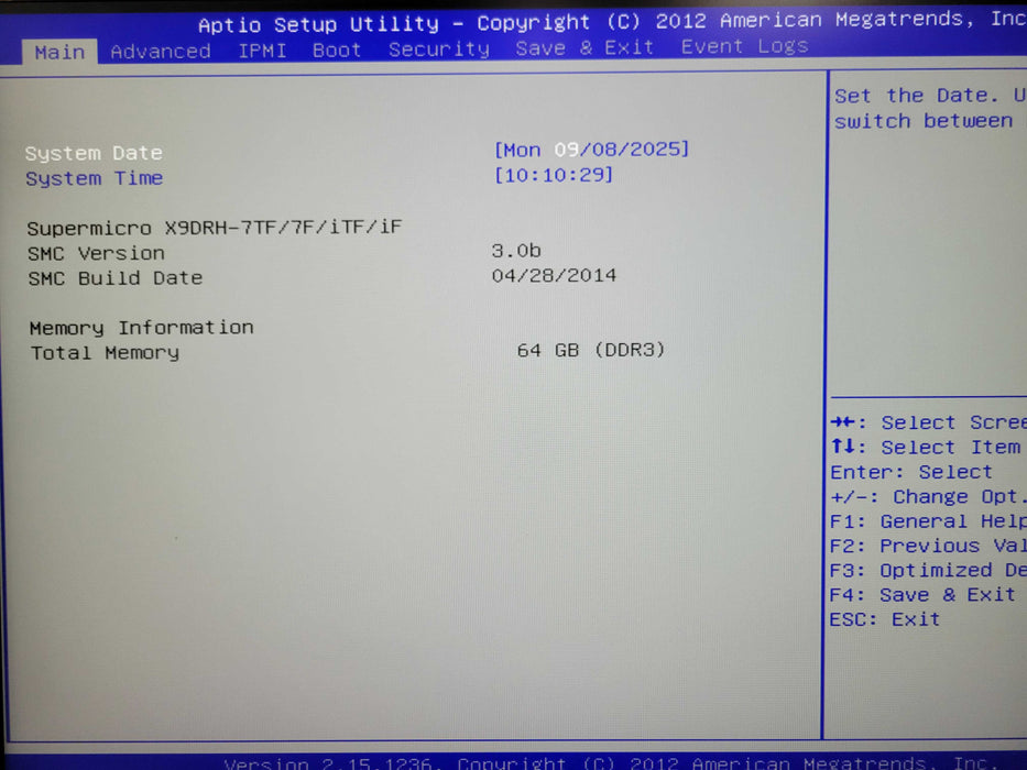 Supermicro X9DRH-7TF 2U, 2x Xeon E5-2609 2.40GHz, 64GB DDr3, 2x PSU MR ROMB _
