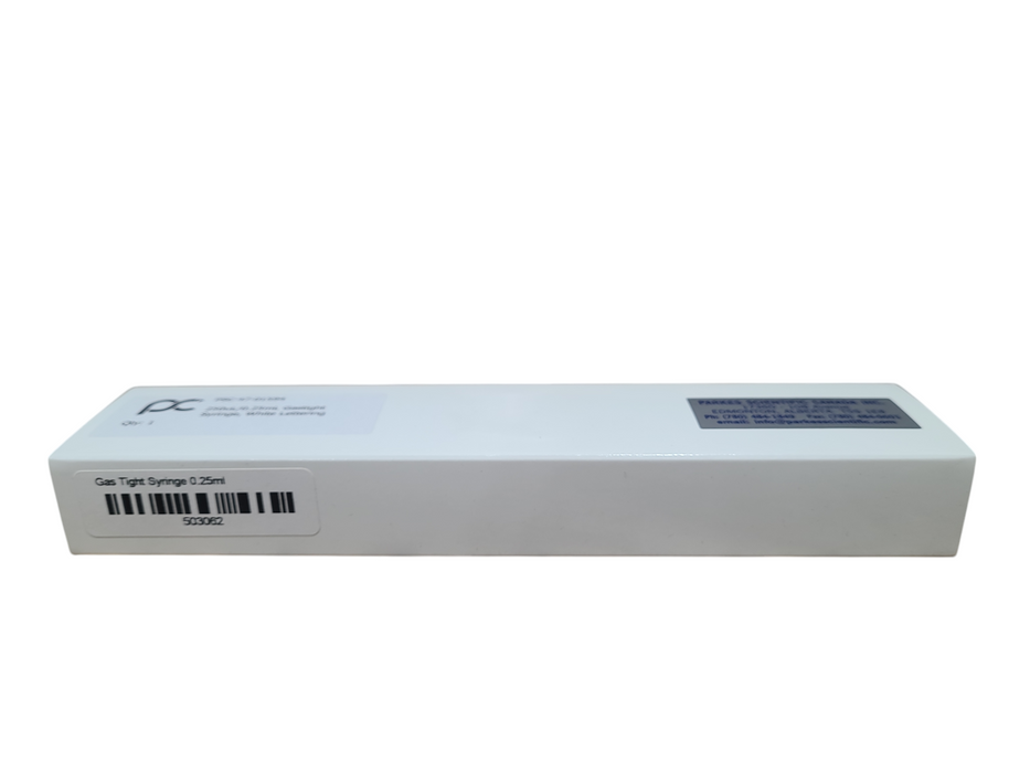 Aquamax KF Gas Tight Syringe, 250µL, White Lettering | PSC-47-01594