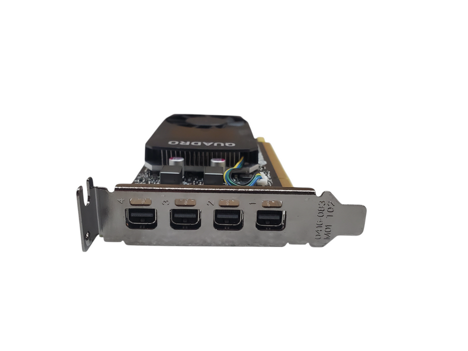 NVIDIA Quadro P1000 4GB GDDR5 Graphics Card 4x MiniDP - Low Profile