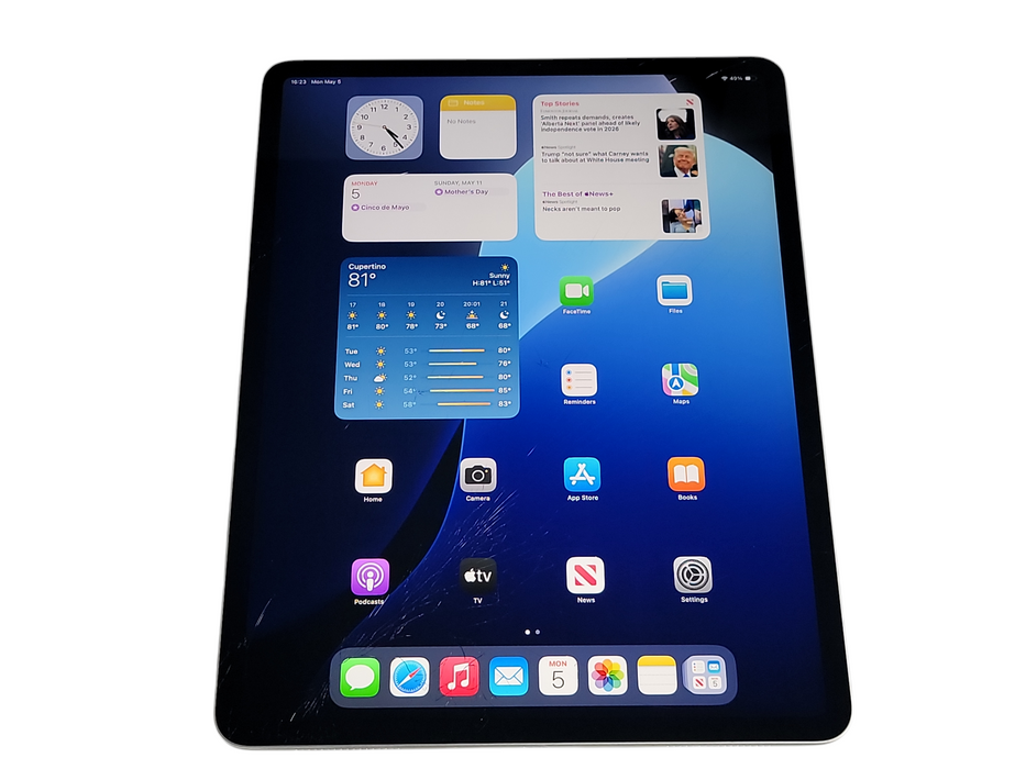 Apple iPad Pro 4th Gen 12.9" - 128GB - Silver [A2229 | Read] (