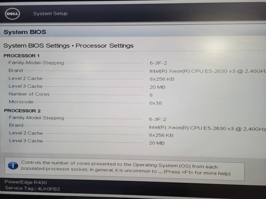 Dell R430 1U Server| 2x Xeon E5-2630 v3 @2.40GHz, 32GB DDR4, No RAID 8x 2.5 !