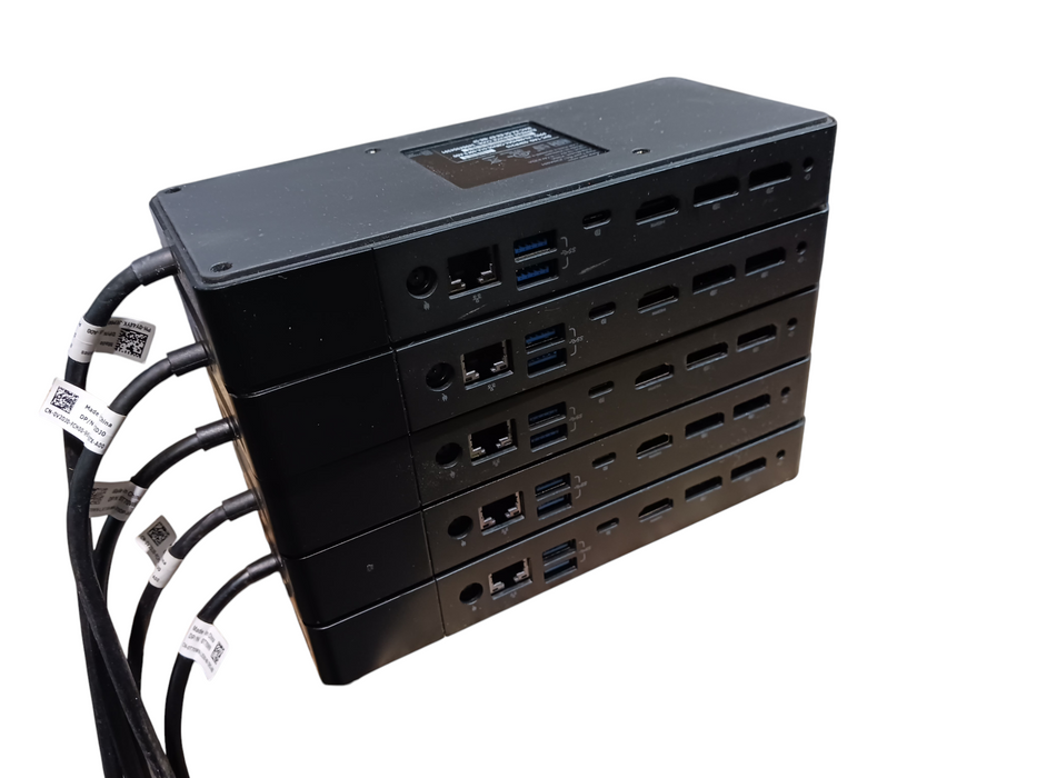 Lot of 5x Dell WD19 USB-C Docking Station No Power Supply Q