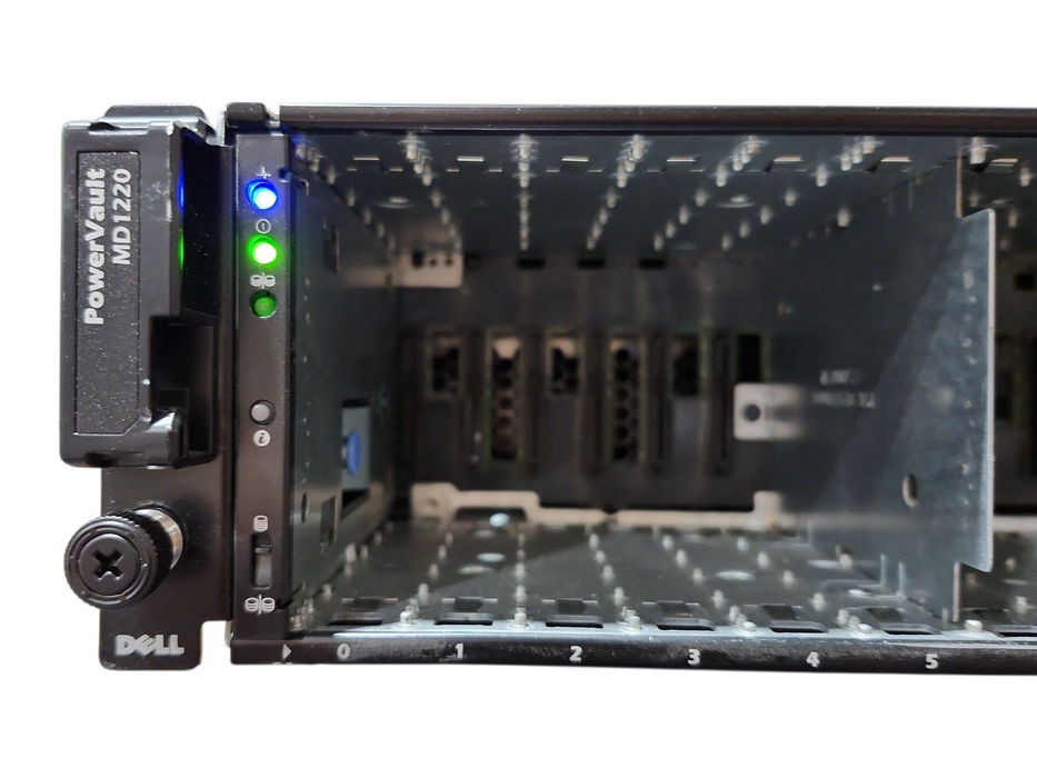 Dell PowerVault MD1220 w/ 2 x Dell 03DJRJ Controller Module