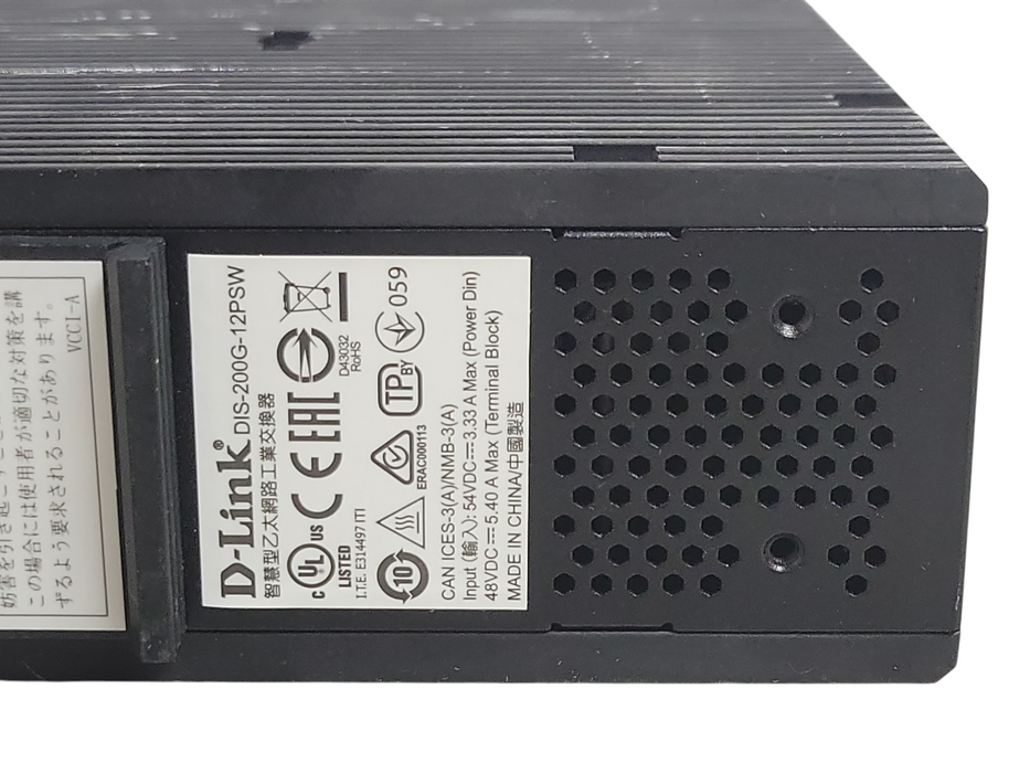 D-Link DIS-200G-12PS 12-Port Gigabit Smart Managed Industrial PoE Switch-24 _