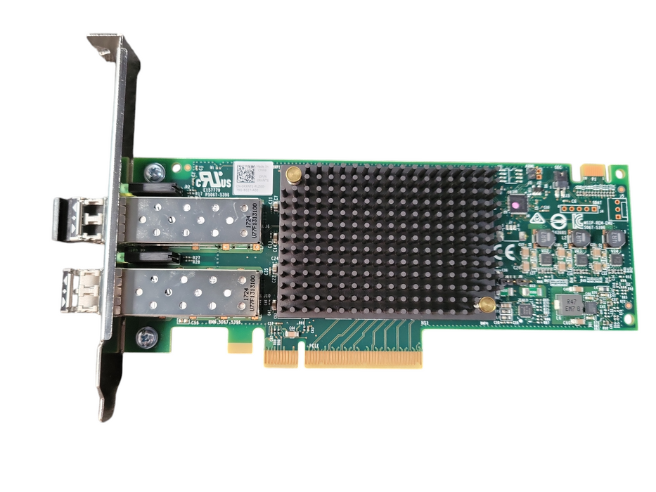 Dell 0RXNT1 Emulex LPE31002 Dual-Port 16GB Fiber Channel FC PCIe NIC !