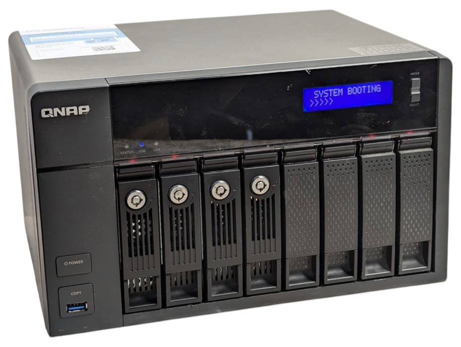 QNAP TS-853A PRO 8G 8 Bay NAS Please READ  -