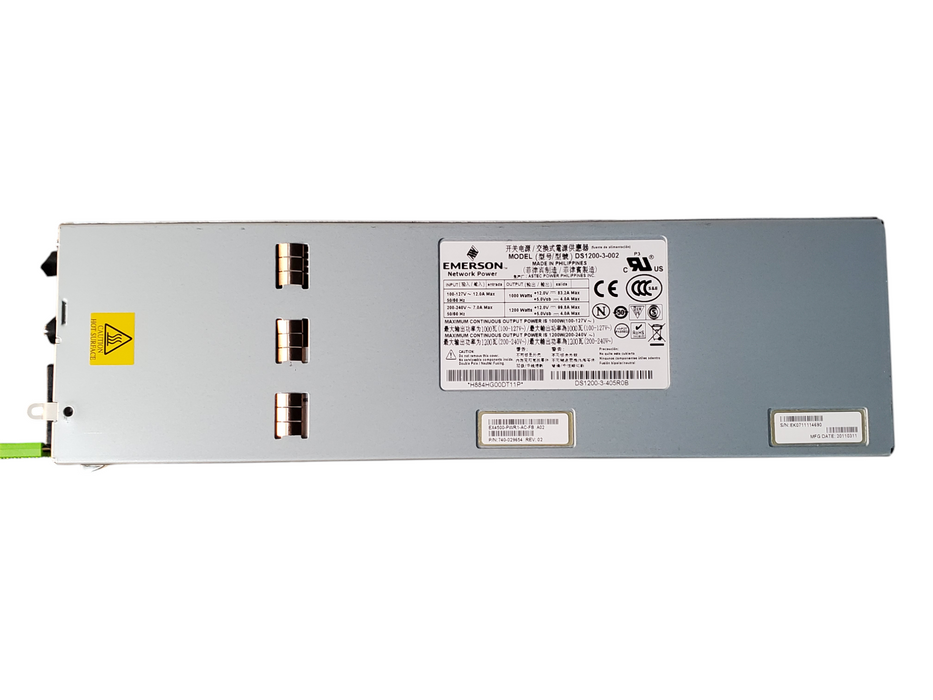Juniper EX4500-PWR1-AC-FB Emerson DS1200-3-002 1200W AC Power Supply READ
