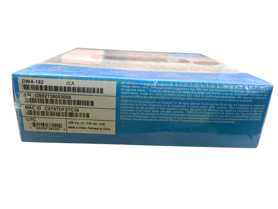 D-Link AC1200 MU-MIMO Wi-Fi USB Adapter - DWA-182