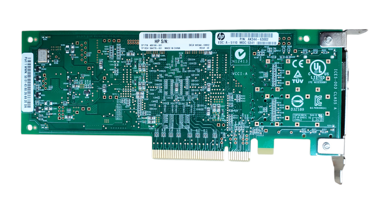 QLogic QLE2560-HP Single Port 8GbE PCIe HBA Adapter