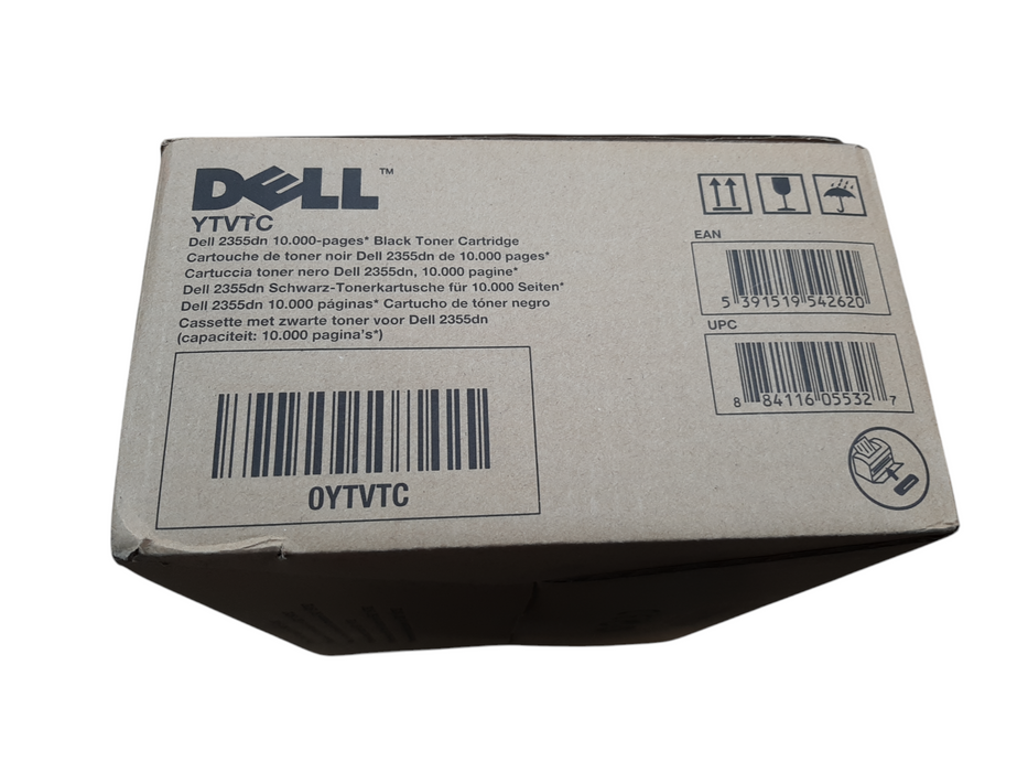 Lot 2x Dell YTVTC Toner Cartridge, 2355dn 10,000 Pages