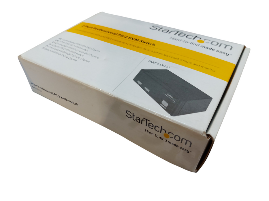 LOT 3x StarTech.com (SV231) 2-Ports External KVM Switch PS/2 Q