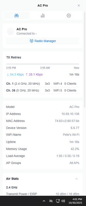 Ubiquiti Networks UAP-AC-PRO 1300Mbps Wireless Access Point Q)