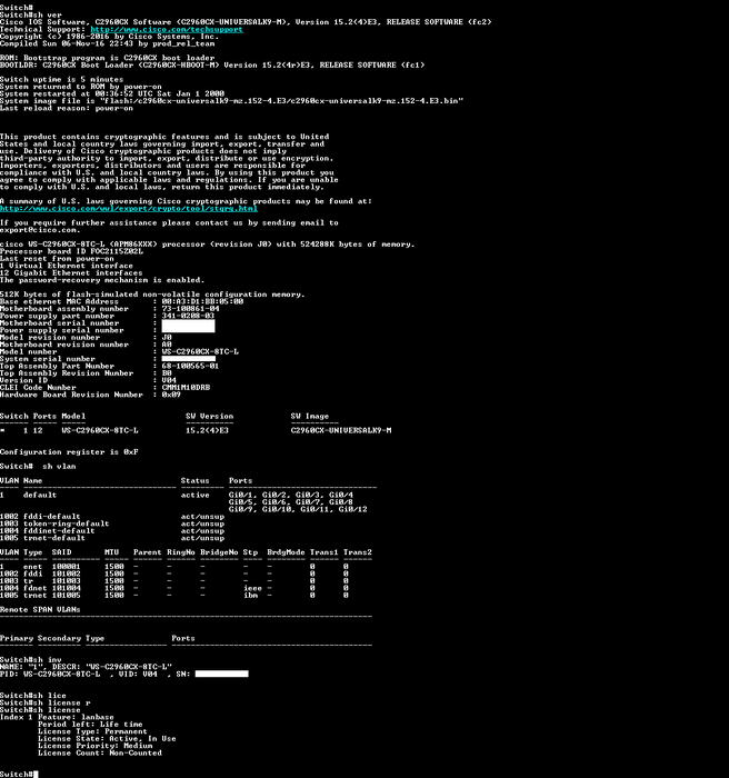 Cisco WS-C2960CX-8TC-L V04 | 8-Port Gigabit Managed Silent Switch | 2x SFP