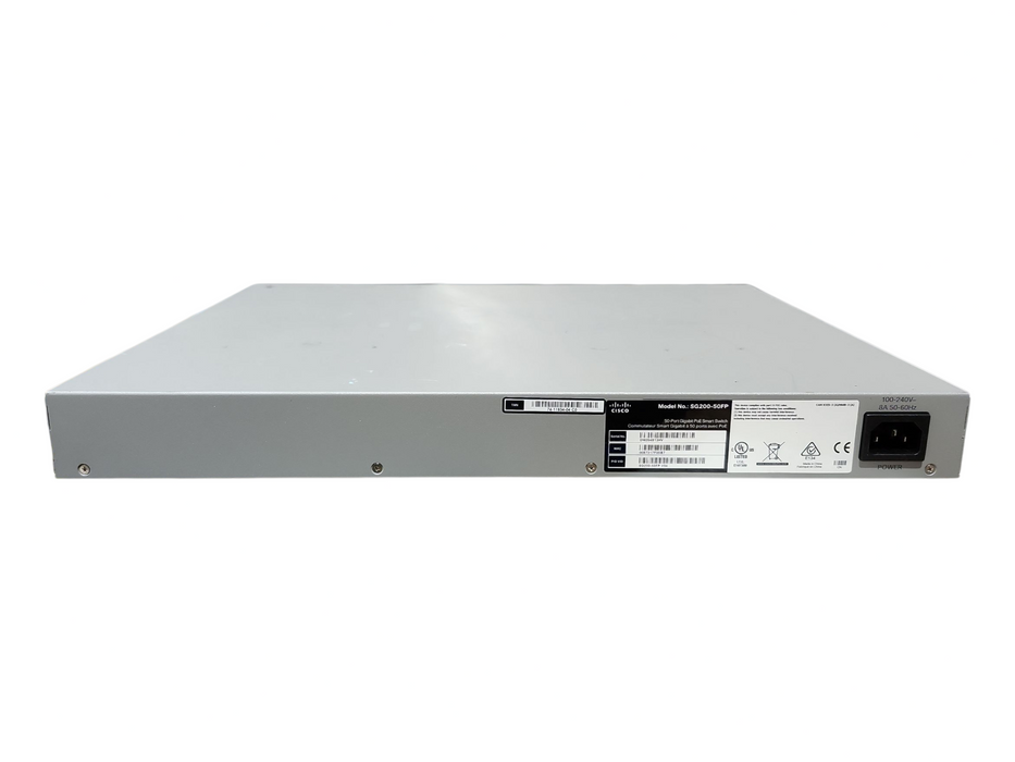 Cisco SG200-50FP v04, 50-Port Gigabit PoE Smart Switch