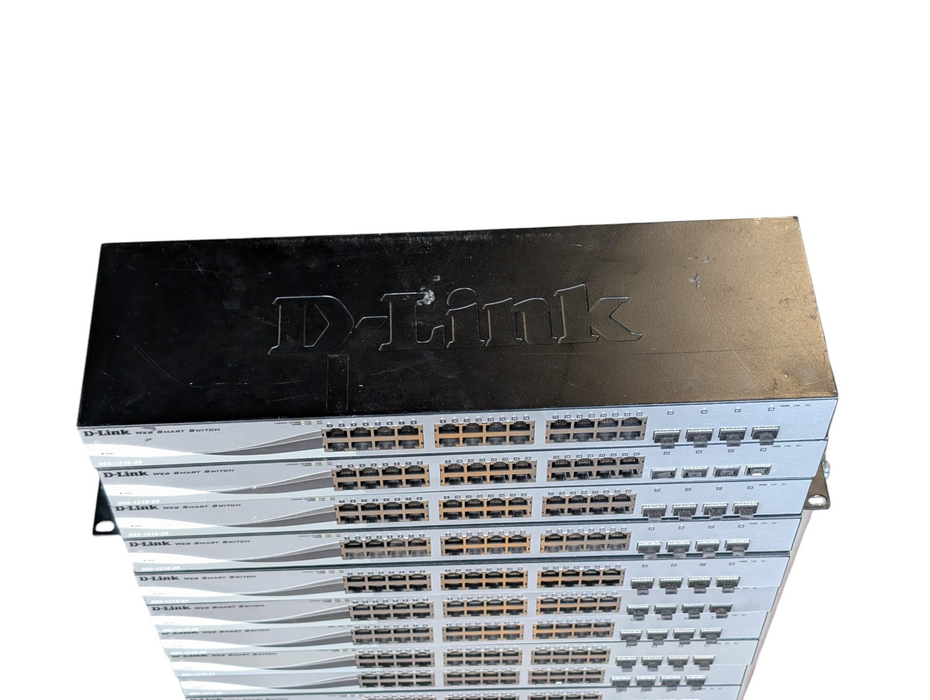 Lot of 16x D-Link DGS-1210-28 28 Port Gigabit | 4 Port SFP | Web Managed -